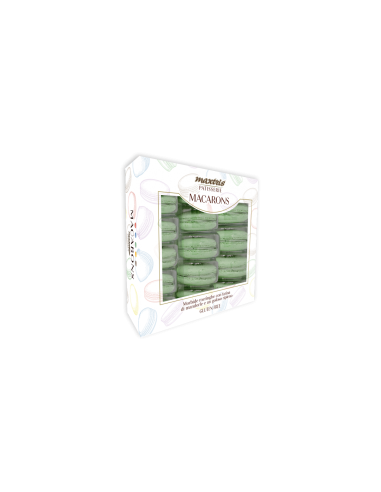 Box Maxtris 15 grüne Pistazien-Macarons