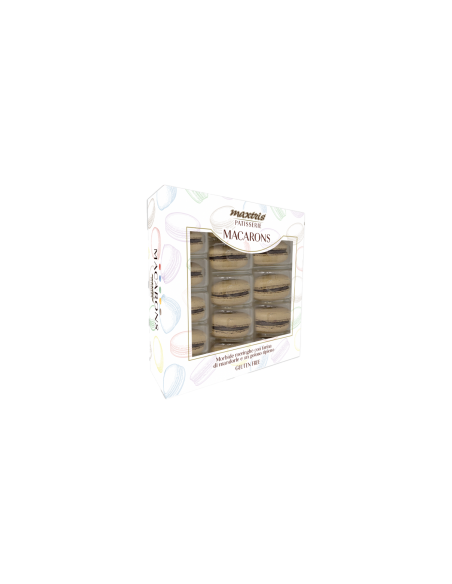 Schachtel Maxtris 15 Tortora-Schokoladen-Macarons