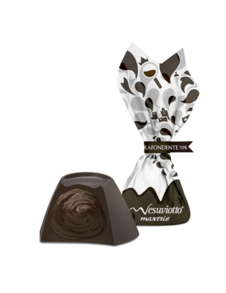 Vesuviotto Maxtris Pralinen mit 70 % dunkler Schokolade 160 gr
