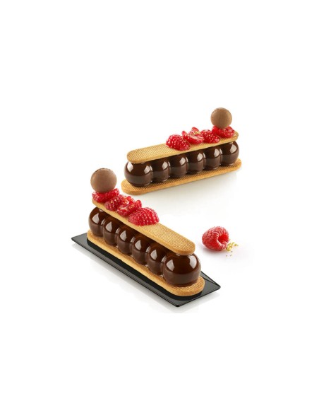 Stampo in silicone TRUFFLE ECLAIR 75 30mm x 130mm x h27mm Silikomart