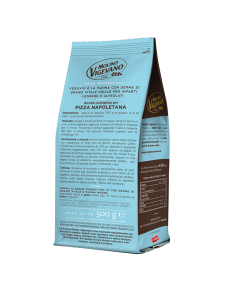 Farina tipo 0 Vesuvio con germe di grano 500g