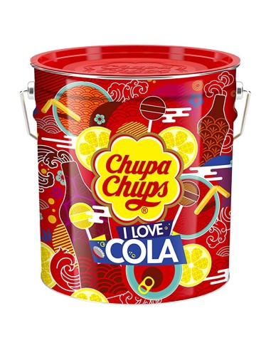 Barattolo Chupa Chups I love cola - 150 lecca lecca
