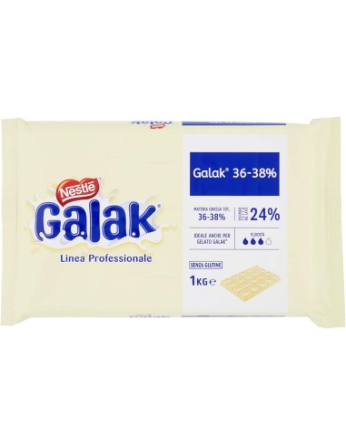 Cioccolato Bianco Nestlè Galak da 1 Kg per uso professionale