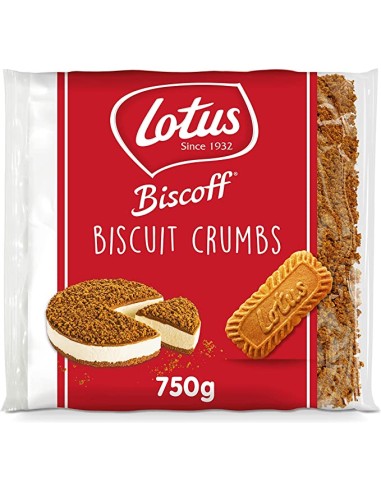 Lotus Biscotti Crumbs - Granella di Biscotti Caramellati - 750 Grammi