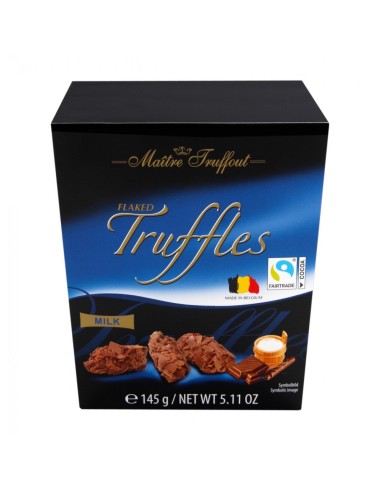 Truffles di tartufo al latte - Maitre Truffout Praline Belga da 145 grammi