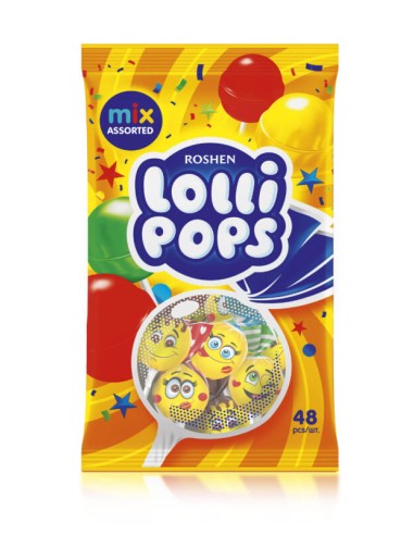 Lollipop Mix Fruchtaromen Roshen - 920 Gramm