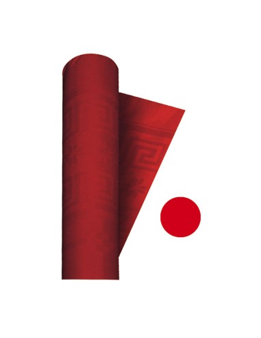 Rote Papiertischdeckenrolle 7 x 1,20 Meter