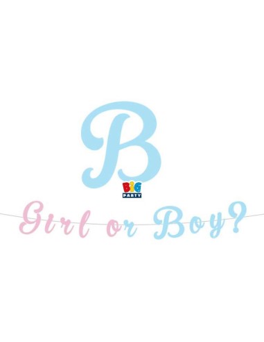 Festone 3 metri x 15 cm baby shower -...