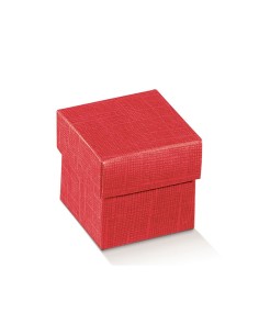 Stock 20 Pezzi Coni Portaconfetti In Cartone - Acquerello Rosso - 4,8x4,8x14,5 Cm - Per Bomboniere Laurea, Confezione Vuota