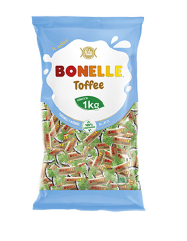 Caramelle Fida Bonelle Toffee Menta Liquirizia – 1 kg Senza glutine