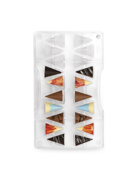 Schokoladenform mit mittlerem Kegel - 14 Mulden ø 32 x 41 h mm