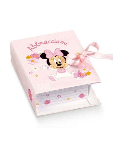Pink Minnie Bücherschachtel 60x70x30 mm für gezuckerte Mandeln