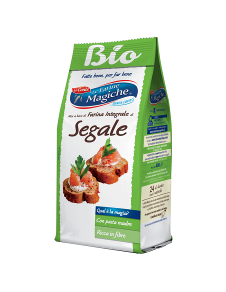 Farina di Segale 400 gr Bio per muffin pane piadine