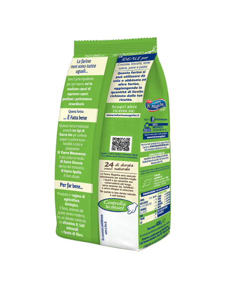Dinkelmehl 400 gr Bio für Torten und Kekse