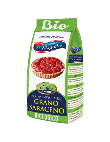 Farina integrale di grano saraceno 500g Bio senza glutine