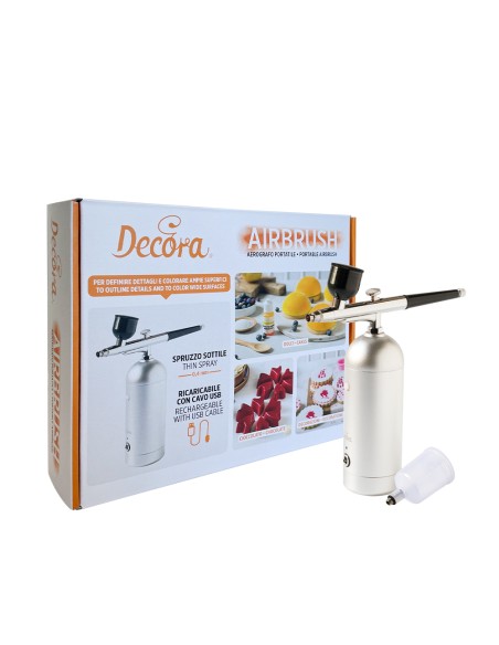 Aerografo portatile ricaricabile 5 e 20 ml per sfumature di colore
