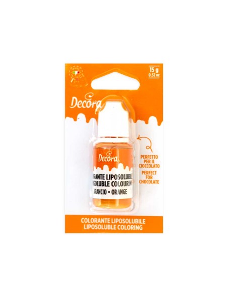 Fettlösliche orangefarbene Flüssigfarbe 15 g zum Färben von Schokolade