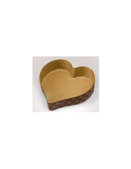 5 Stampi cuore in carta 18 x 17,5 x h 4,5 cm – 400 gr