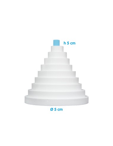 6 Styroporscheiben Durchmesser 5 cm x...