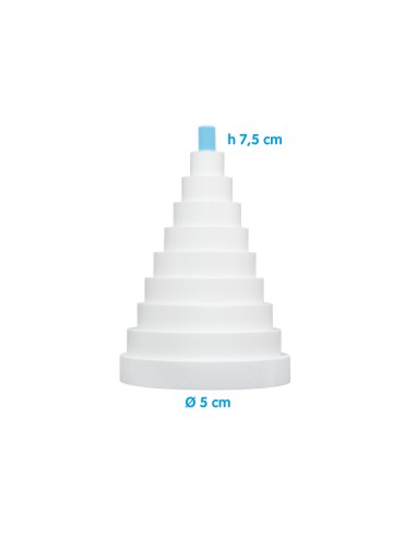 6 Styroporscheiben Durchmesser 5 cm x...