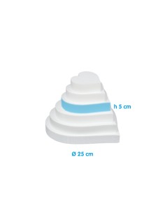 Herzförmiger Sockel aus...