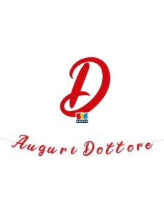 Festone auguri Dottore per...