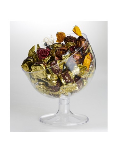 Kurzer schräger Weinbecher - Behälter für gezuckerte Mandeln und Bonbons