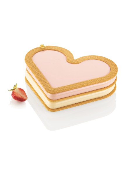 LOVE STORY - Stampo in Silicone 10 x 173 x h18 mm Silikomart