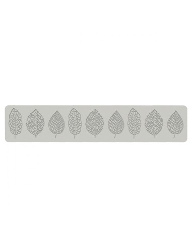 Stampo silicone Garden 400X80 MM - stampo foglie Silikomart