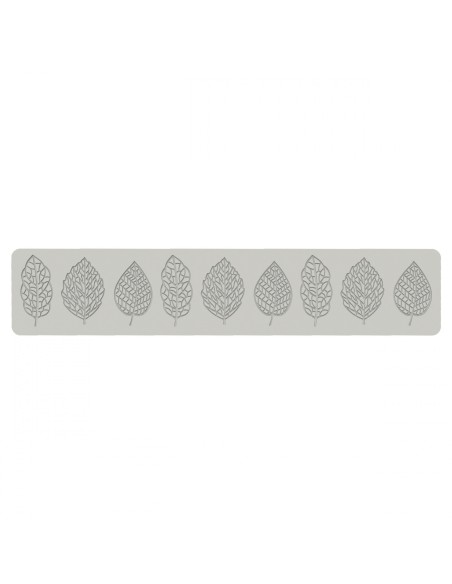 Stampo silicone Garden 400X80 MM - stampo foglie Silikomart