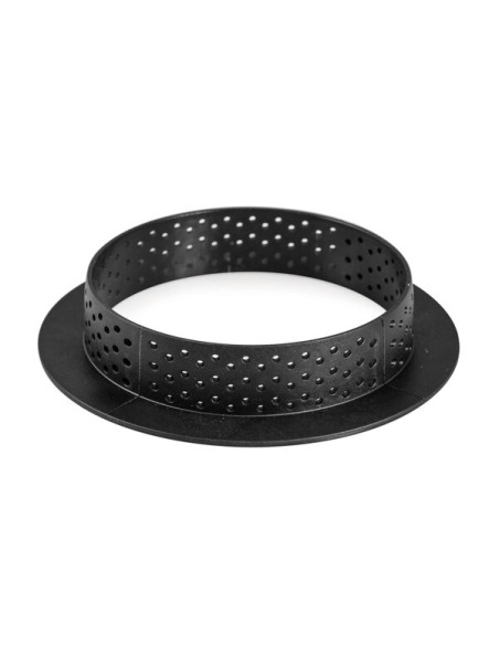 KIT TARTE RING BLOSSOM Stampo in silicone 8 impronte Ø6,7CM + 8 ANELLI Ø7CM SILIKOMART