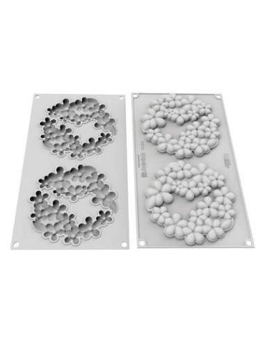 Stampo in silicone FLOWER POWER Ø140...