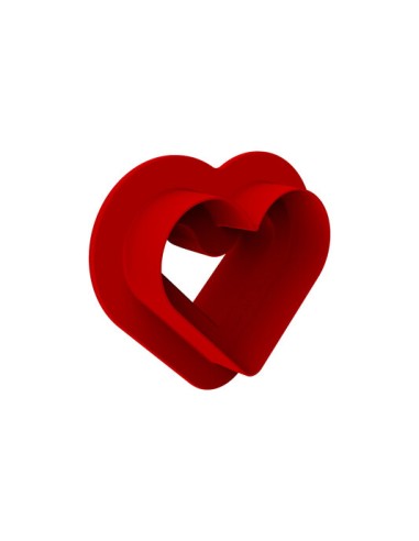 Silikonform LEVEL HEARTS 35 Herz - 8...