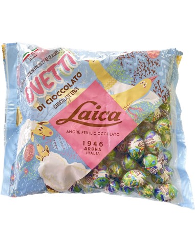 Ovetti Laica Milchschokolade mit Kokoscreme und Cerealien 1 Kg