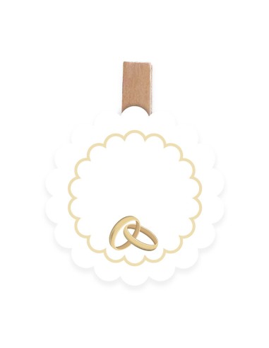 6 Segnaposti matrimonio - confezione...