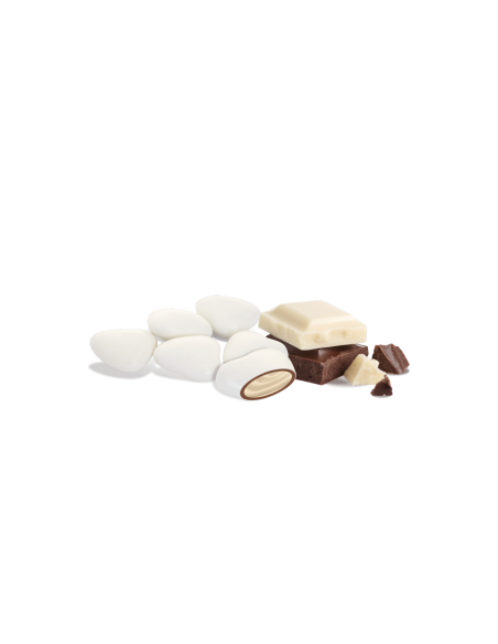 Confetti Cuori Double Bianchi Maxtris 1Kg