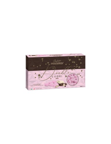 Maxtris Double Pink Hearts Konfetti 1Kg