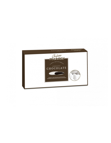 Confetti Cioccolato Fondente Classico Bianco 1 Kg