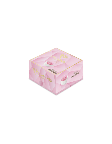 Tablett Konfetti Maxtris Diamond Noisettes Pink 500 Gramm mit Tasse