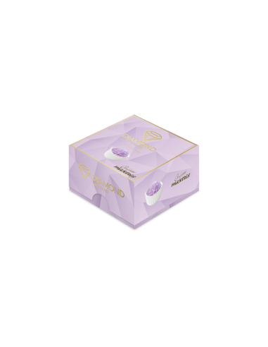 Tablett Konfetti Maxtris Diamond Noisettes Lilac 500 Gramm mit Tasse