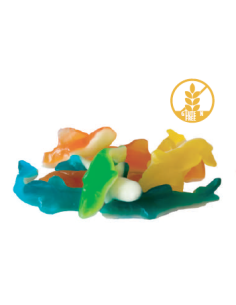 Gummibonbons glänzende...
