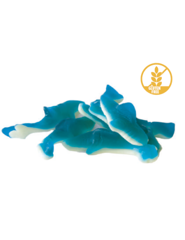 Caramelle Gommose Squali Azzurri lucidi 1kg