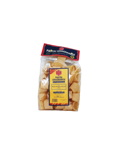 Pasta di Gragnano Mezzi paccheri ondulati Pastai gragnanesi 500 gr