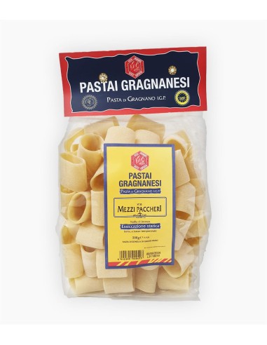 Gragnano-Nudeln halbe Paccheri Gragnano-Nudeln 500 gr