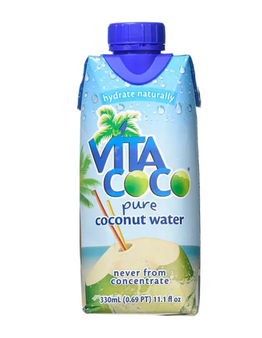 Vita Cocco 'Pure' Kokosnusswasser - Ziegelstein 330 ml