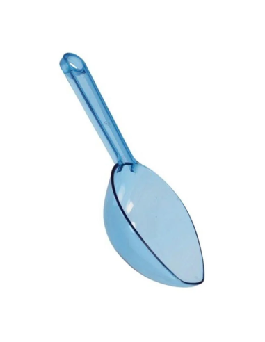 Paletta in plastica azzurra 16.7 cm per confetti e caramelle - cucchiaio