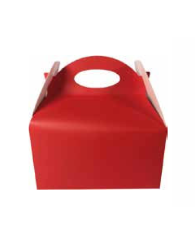 Scatola Sweet box rossa portaconfetti/caramelle o regalini 16x16x10,5 cm