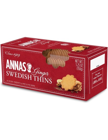 Anna's Ginger verdünnt originale Ingwerkekse, 12 Packungen à 150 g