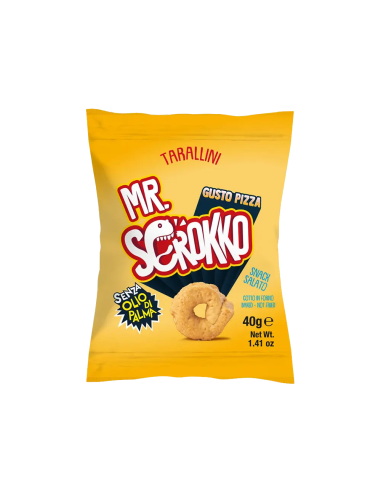 Mr Scrokko Pizzageschmack Tarallini 40-Gramm-Beutel