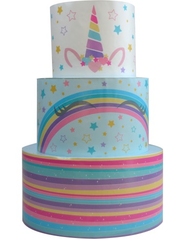 Torta espositiva in vinile tema...